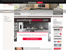 Tablet Screenshot of kuechen.de
