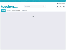 Tablet Screenshot of kuechen.com